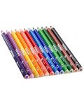 Цветни моливи Primo Maxi - Триъгълни, 12 броя - 2t