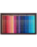 Цветни акварелни моливи Caran d'Ache Supercolor - 120 цвята, дървена кутия - 2t