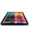 Цветни моливи Kidea - 24 броя, 48 цвята, двувърхи - 2t