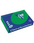 Цветна копирна хартия Clairefontaine - А4, 80 g/m2, 100 листа, Intensive Forest Green - 1t