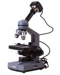 Цифров микроскоп Levenhuk - D320L PLUS 3.1M, сив/черен - 1t