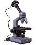 Цифров микроскоп Levenhuk - D320L PLUS 3.1M, сив/черен - 3t