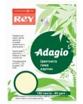 Цветна копирна хартия Rey Adagio - Ivory 93, A4, 80 g, 100 листа - 1t
