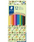 Цветни моливи Staedtler Pattern 175 - 12 цвята, асортимент - 3t