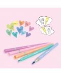Цветни маркери Colorino Pastel - двувърхи, 10 цвята - 3t