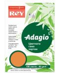 Цветна копирна хартия Rey Adagio - Pumpkin, A4, 80 g, 100 листа - 1t