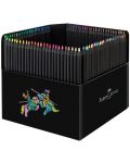 Цветни моливи Faber-Castell Black Edition - 100 цвята, в метална кутия - 2t