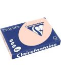 Цветна копирна хартия Clairefontaine - А4, 80 g/m2, 100 листа, Salmon - 1t