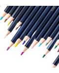 Цветни акварелни моливи Deli Finenolo - EC129, 24 цвята, в метална кутия - 2t