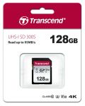 Карта памет Transcend - 128 GB, 300S UHS-I SDXC UHS-I U3 V30 - 2t