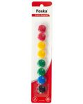 Цветни магнити за бяла дъска Foska - 20 mm, 8 броя - 1t