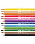 Цветни моливи Milan - Maxi, 12 молива и острилка - 2t