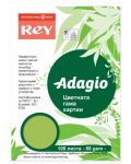 Цветна копирна хартия Rey Adagio - Spring Green, A4, 80 g, 100 листа - 1t