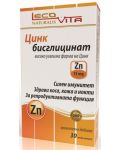 Цинк бисглицинат, 15 mg, 30 капсули, LecoVita - 1t