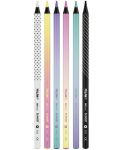 Цветни моливи Milan Sunset - 3.5 mm, 6 цвята - 2t