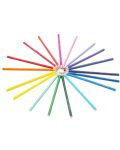 Цветни акварелни моливи Kidea - 24 цвята, в метална кутия - 4t