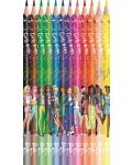Цветни моливи Maped Barbie - 12 цвята - 2t