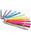 Цветни моливи Colorino Disney Frozen II Jumbo, 12 + 1 цвята и острилка - 2t