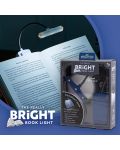 Цветна лампичка за книга IF – Bright, синя - 3t