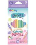 Цветни моливи Colorino Pastel - 10 цвята - 1t