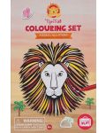 Творчески комплект за оцветяване Tiger Tribe - Царството на животните, със стикери - 1t