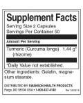 Turmeric, 720 mg, 100 капсули, Swanson - 3t