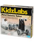 Творчески комплект 4M KidzLabs - Направи си сам, Робот с детектор за метал - 1t