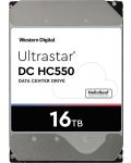 Твърд диск Western Digital - Ultrastar DC HC550, 16TB, 7200 rpm, 3.5'' - 1t