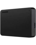 Твърд диск Toshiba -  Canvio Basics, 4TB, 2.5'', USB 3.2, черен - 3t