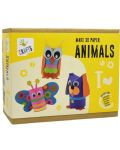 Творчески комплект Andreu toys - 3D животни от хартия - 1t