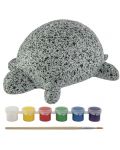 Творчески комплект за рисуване върху камъни Grafix Creative - Костенурка - 2t