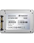 Твърд диск, Transcend 128GB, 2.5" SSD 230S, SATA3, 3D TLC, Aluminum case - 2t
