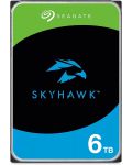 Твърд диск Seagate - SkyHawk Surveillance, 6TB, 5400 rpm, 3.5'' - 1t