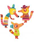 Творчески комплект Djeco - The Fox Family - 2t