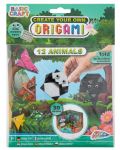 Творчески комплект Grafix - Направи си сам Оригами, 12 животни - 1t