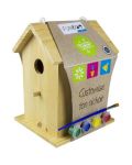 Творчески комплект D'Arpeje - Дървена къщичка за птички - 1t