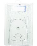 Твърда подложка за повиване KikkaBoo - Bear with me, Mint, 70 х 50 cm - 6t