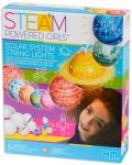 Творчески комплект 4M Steam Powered Girls - Оцвети сама, Слънчевата система - 1t