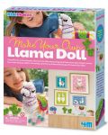 Творчески комплект 4M - Направи си кукла лама - 1t