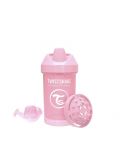 Бебешка чаша с преходен накрайник Twistshake Crawler Cup  - Розова, 300 ml - 4t