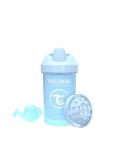Бебешка чаша с преходен накрайник Twistshake Crawler Cup  - Синя, 300 ml - 4t