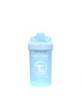 Бебешка чаша с преходен накрайник Twistshake Crawler Cup  - Синя, 300 ml - 3t