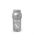 Бебешко шише против колики Twistshake Anti-Colic Pearl - Сиво, 180 ml - 3t