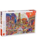 Пъзел Trefl от 1000 части - Цветовете на Париж - 2t