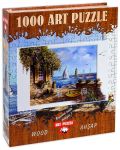 Дървен пъзел Art Puzzle от 1000 части - Тук беше, Рент Уитхар - 1t