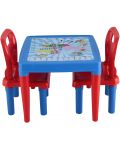 Детска маса със столчета Pilsan – Синя - 1t