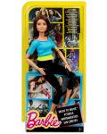 Кукла Mattel - Барби гимнастичка, със синя блузка - 1t