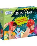 Комплект Clementoni Science & Play - Лаборатория за слайм топки Squishy Balls - 1t