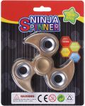 Антистресова играчка Fidget Spinner - Ninja, хромиран, златист - 1t