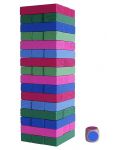 Дървена игра за балансиране - Кула, 48 части - 1t